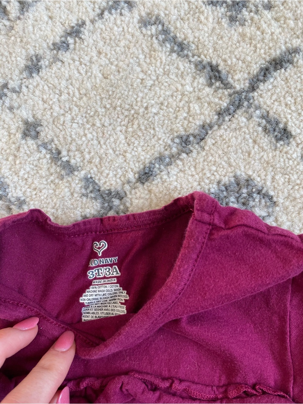 Old Navy Ruffle Tee - Picture 2 of 2